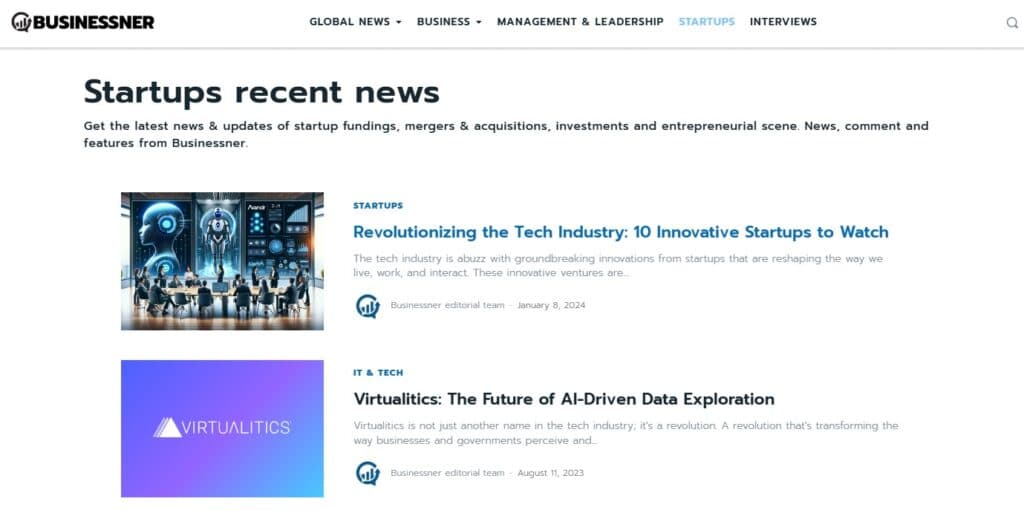 New website: Businessner.com
