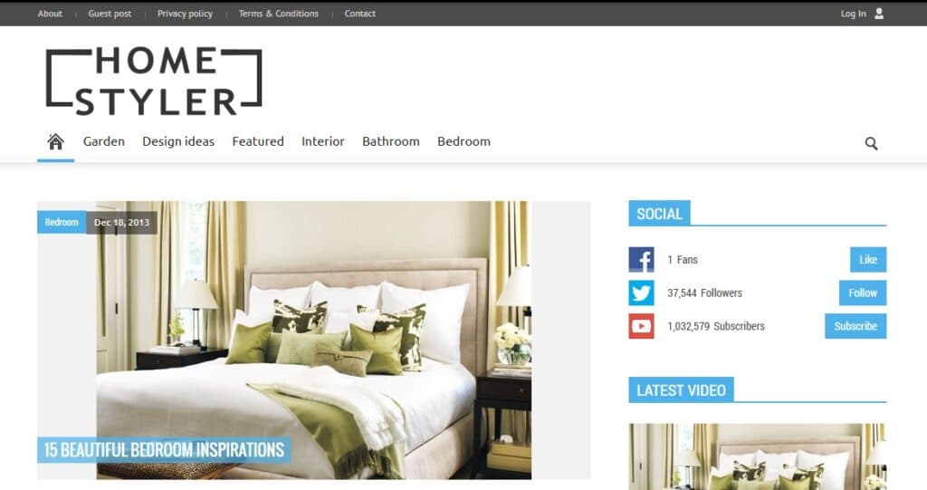 First home-improvement website: home-styler.com