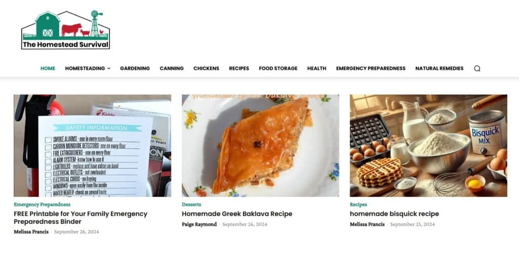 Acquisition of Thehomesteadsurvival.com